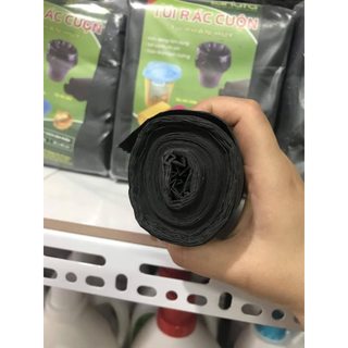 Túi Đựng Rác Đen Tự Hủy Sinh Học Size To 55x65cm – Bao Rác Đen Thân Thiện Môi Trường Set 3 Cuộn