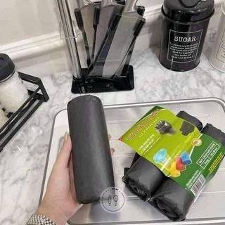 Túi Đựng Rác Đen Tự Hủy Sinh Học Size To 55x65cm – Bao Rác Đen Thân Thiện Môi Trường Set 3 Cuộn