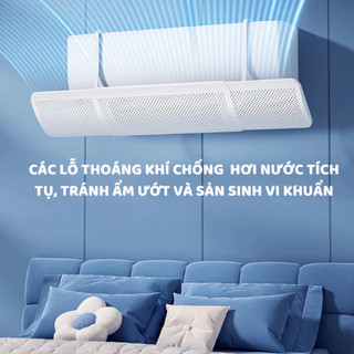 Tấm Chắn Gió Điều Hòa Treo Tường | Điều Hướng Gió Máy Lạnh Kéo Dài 52-87cm | Chống Thổi Trực Tiếp