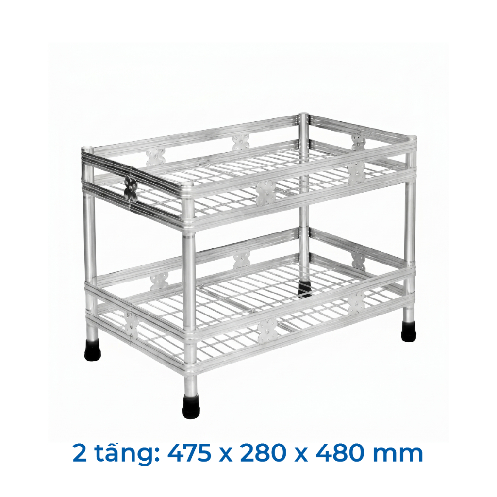 [HỎA TỐC] Kệ inox đa năng Win La QUI PHÚC, inox 201, chắc chắn, tiện lợi, lắp ráp dễ dàng