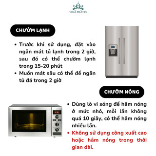 Combo GEL chườm nóng/lạnh ECOFIT hỗ trợ phục hồi sau mổ, chấn thương, chườm sau chơi thể thao, thư giãn cơ bắp