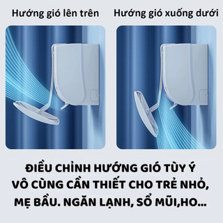 Tấm Chắn Gió Điều Hòa Treo Tường | Điều Hướng Gió Máy Lạnh Kéo Dài 52-87cm | Chống Thổi Trực Tiếp