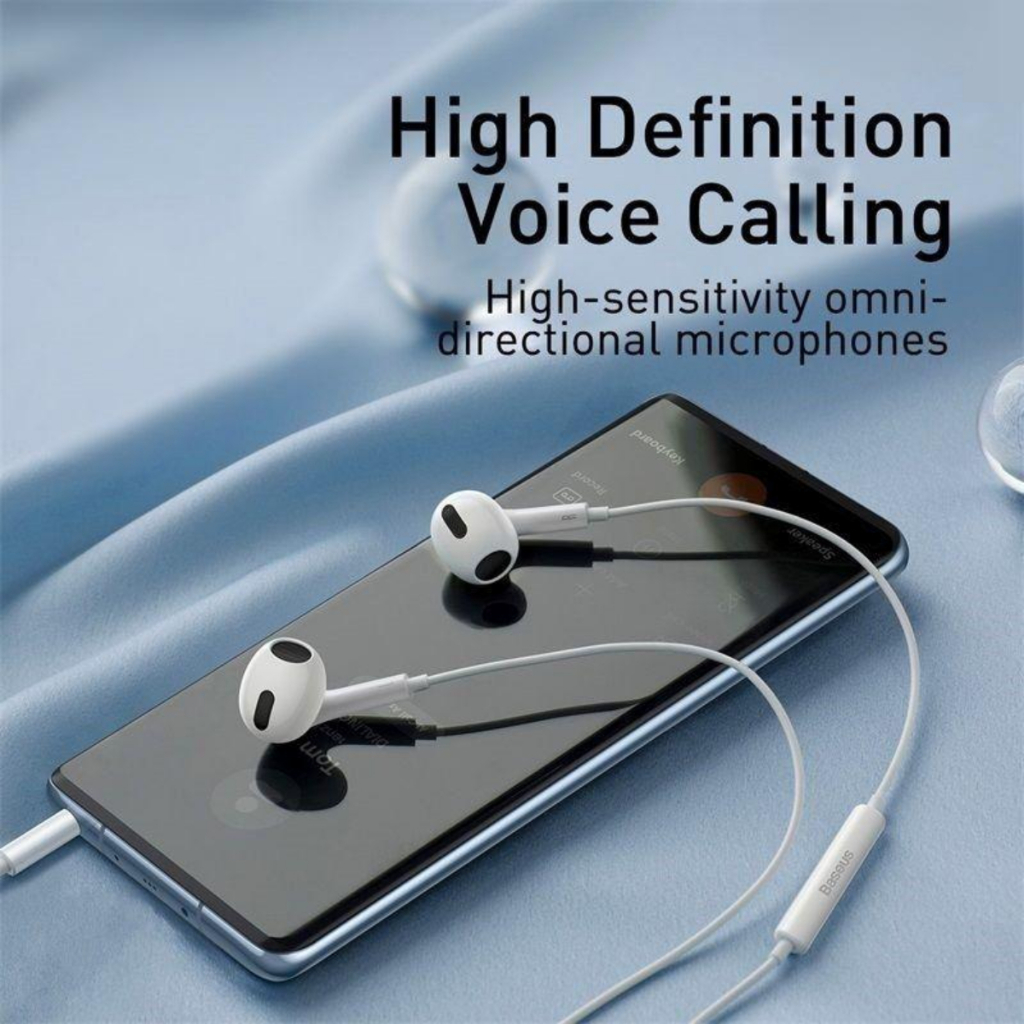 Tai nghe có dây 3.5mm Baseus encok H17 lateral in-ear wired earphone | BigBuy360 - bigbuy360.vn