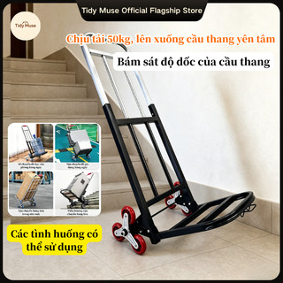 Xe đẩy gấp gọn đa năng | Tặng kèm dây buộc | Xe hành lý – Xe đi chợ | Khung thép chịu lực – Sơn chống gỉ