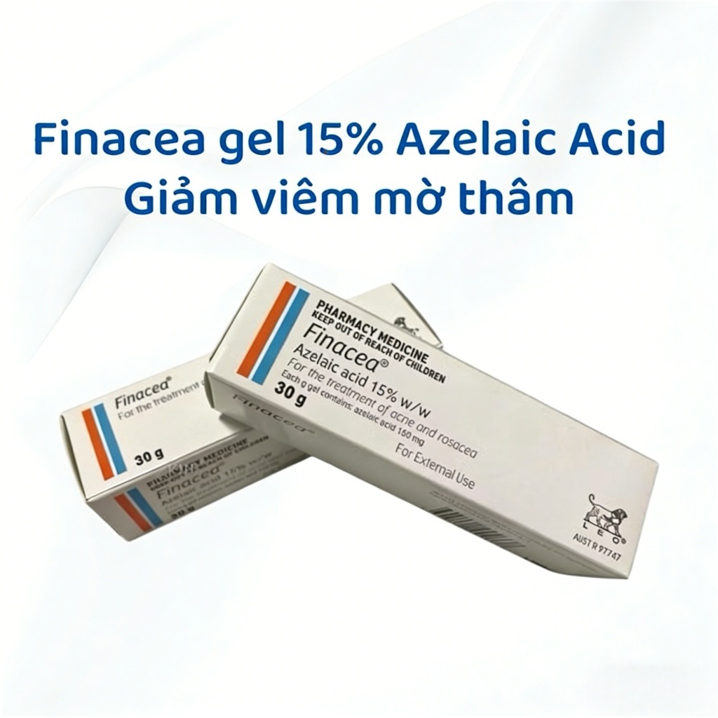 Kem Finacea 15% Axit Azelaic (30g): hỗ trợ cải thiện mụn, mụn ẩn, da đỏ và vết thâm sau mụn