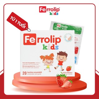 {TẶNG QUÀ } FERROLIP KIDS & BABY  giúp tăng quá trình tạo máu, tình trạng thiếu máu do thiếu sắt ở trẻ