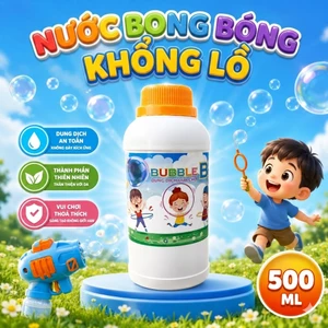 Nước bong bóng xà phòng khổng lồ Bubble Big chai 1 lít dùng cho que gậy súng bong bóng cỡ lớn
