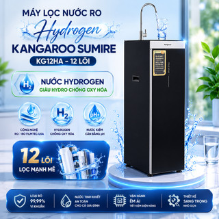Máy lọc nước RO Hydrogen Kangaroo Sumire KG12HA 12 lõi - Bảo hành 2 năm