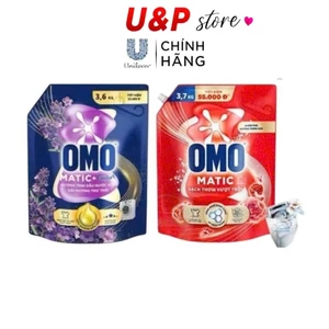 Nước giặt OMO Matic túi 3.6kg Và 3.7kg
