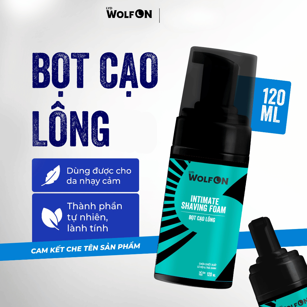 Combo Hè Đẳng Cấp LYD Wolf On, Sữa Tắm Gin 69 - Dung Dịch Vệ Sinh Nam Giới 150ml  - Bọt Cạo Lông