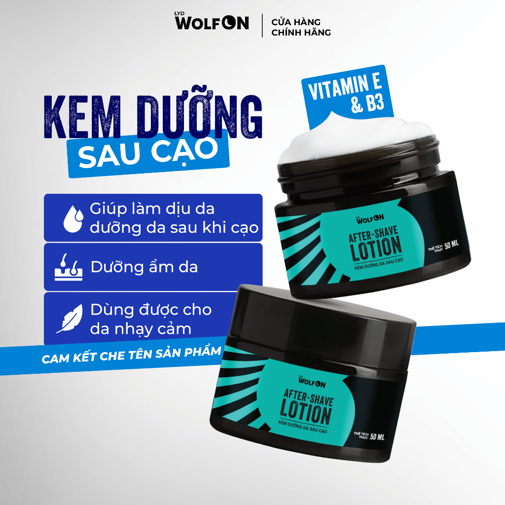 Combo Cạo Lông + Dung Dịch Vệ Sinh Nam Fresh Mint LyD Wolf On, Combo Vệ Sinh Nam Giới