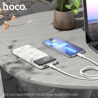 Pin Dự Phòng Hoco J102 10000mAh USB QC 3.0 18W, TypeC PD 20W - Phụ Kiện Nhất Tín
