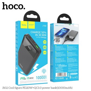 Pin Dự Phòng Hoco J102 10000mAh USB QC 3.0 18W, TypeC PD 20W