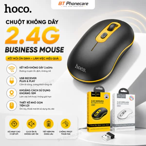 Chuột Không Dây 2.4G Kết Nối Ổn Định, Thiết Kế Nhỏ Gọn, Phím Bấm Nhanh Nhạy