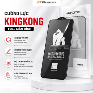 Cường Lực KingKong Full Màn Hình iPhone 7-17 Pro Max Bảo Vệ Màn Hình Chống Va Đập Chống Xước