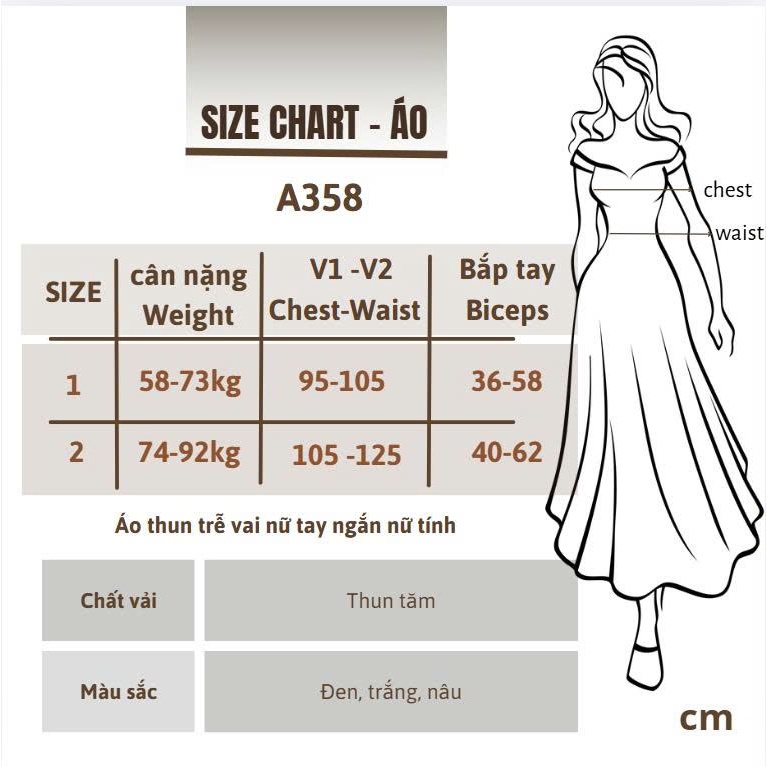 Áo Trễ Vai Bigsize Nữ Phối Ren Xô Form Rộng Che Bụng Co Giãn Thoải Mái Size Lớn 58-92kg A358