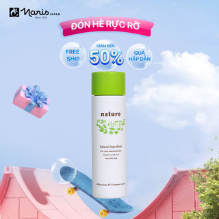 Nước dưỡng sáng da & loại bỏ tế bào chết 2 trong 1 Naris Nature Whitening 160ml