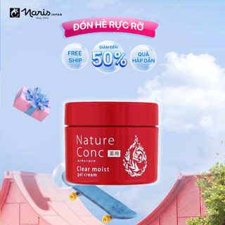Kem dưỡng ẩm sáng da Naris Nature Conc Clear Moist Gel Cream