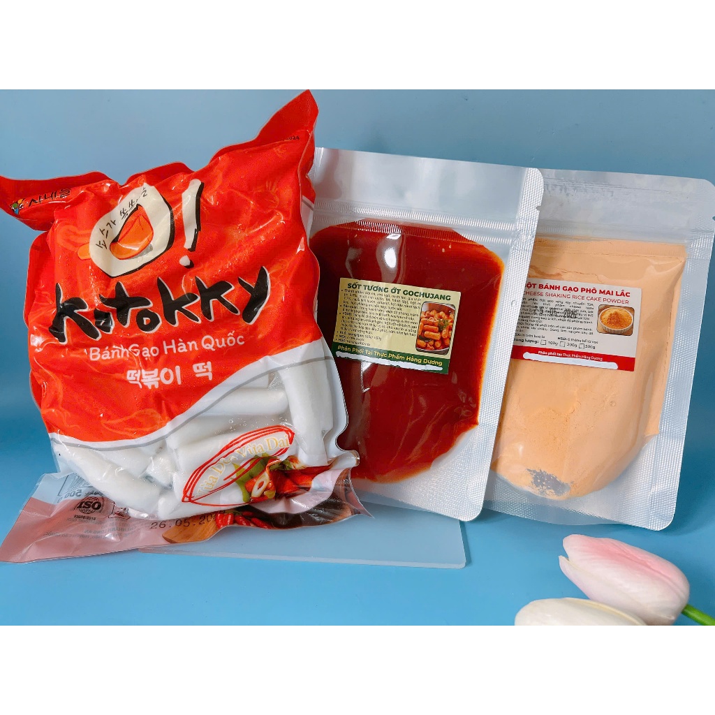 500G KOTOKKY KÈM 100G SỐT, 100g BỘT PHÔ MAI HÀN QUỐC