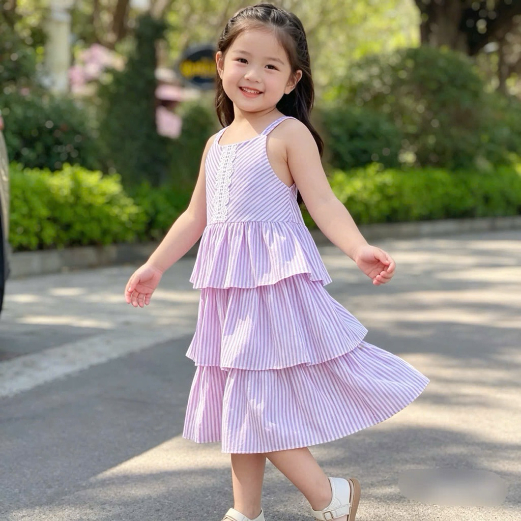 Váy hè bé gái Sofia nhiều mẫu xinh cao cấp size 1-10Y (10-42kg) đầm công chúa dễ thương