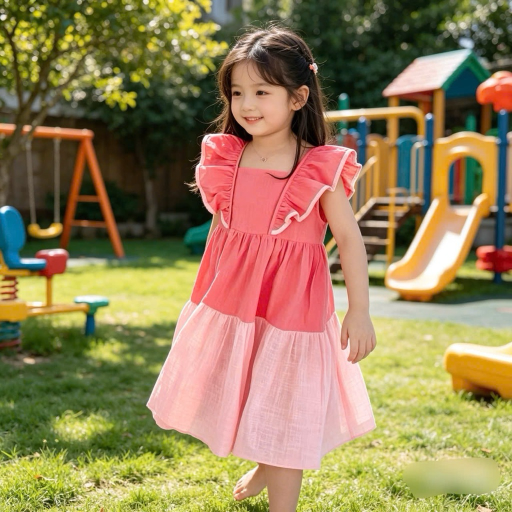 Váy hè bé gái Sofia nhiều mẫu xinh cao cấp size 1-10Y (10-42kg) đầm công chúa dễ thương