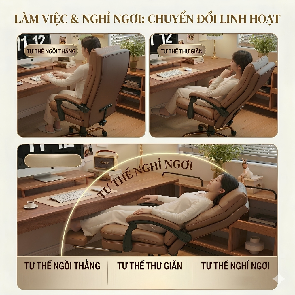 Ghế giám đốc V58 PeHouse Ghế văn phòng  Bảo hành 24 tháng 1 đổi 1