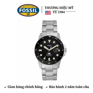 Đồng hồ nam Fossil BLUE dây thép không gỉ, mặt 42 mm, màu bạc, FS5952