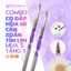 Cọ Đắp Hoa Nổi 3D Cán Xoắn Mary Artistry Màu Tím Số 3 Cao Cấp Chuyên Nghiệp