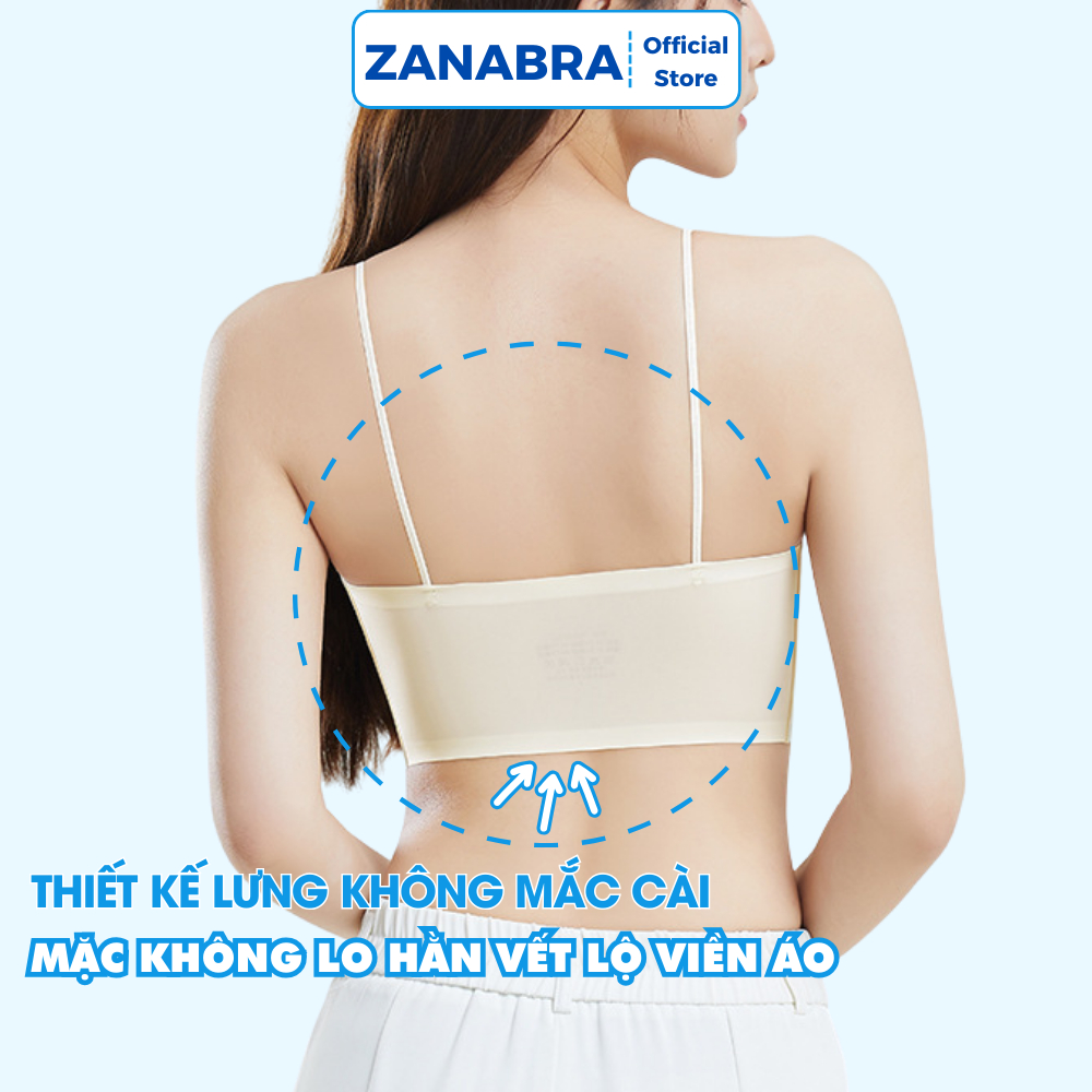 [ BST MỚI 2026 ] Áo ngực nữ Tàng Hình su đúc không gọng ZANABRA, Áo Bra Liền Mảnh không mắc cài mút mỏng mềm mại A01