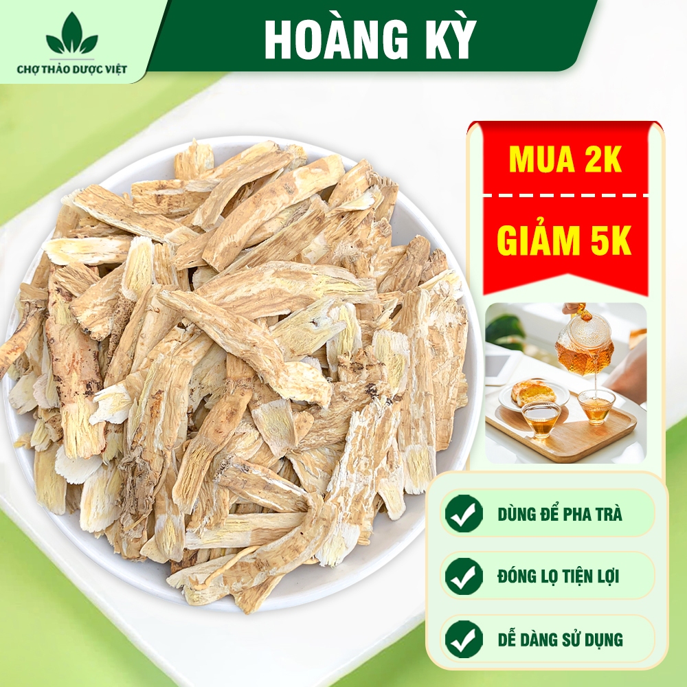 Hoàng kỳ 100g, trà hoàng kỳ thái lát, hoàng kì khô, lát già đẹp, sạch thơm, dùng pha trà, hầm canh