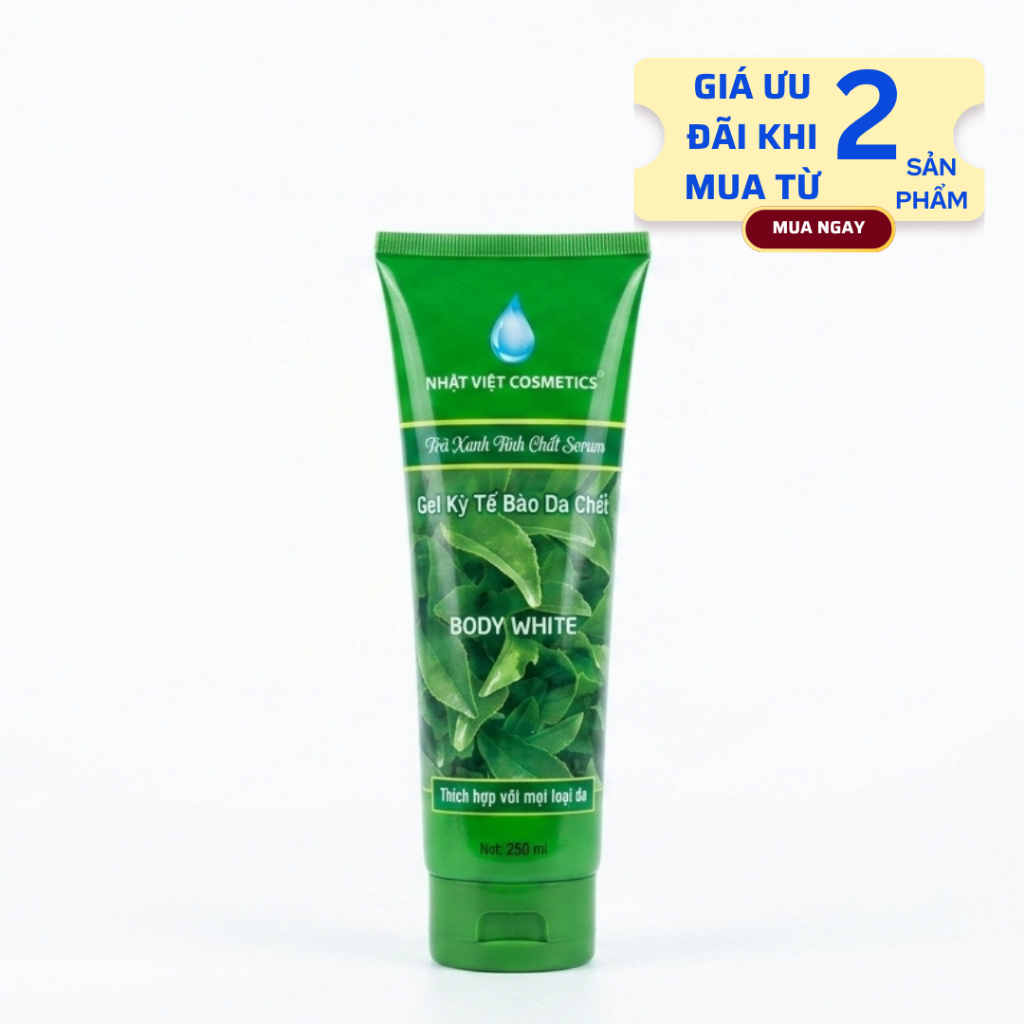 Gel Kỳ Tế Bào Da Chết Body Serum Nhật Việt Trà Xanh Hỗ Trợ Loại Bỏ Da Chết Chăm Sóc Da 250ML