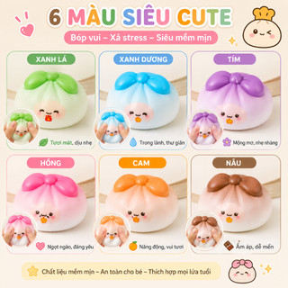 🥟 BÁNH BAO SQUISHY SIÊU MỀM – BÓP CỰC ĐÃ TAY, GIẢM STRESS HIỆU QUẢ 🥟