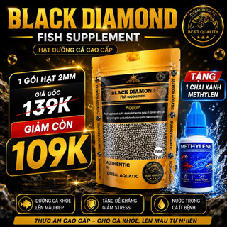 Cám BLACK DIAMOND 2mm và 4mm làm đậm viền tăng vẩy và kích vẩy nhập indo