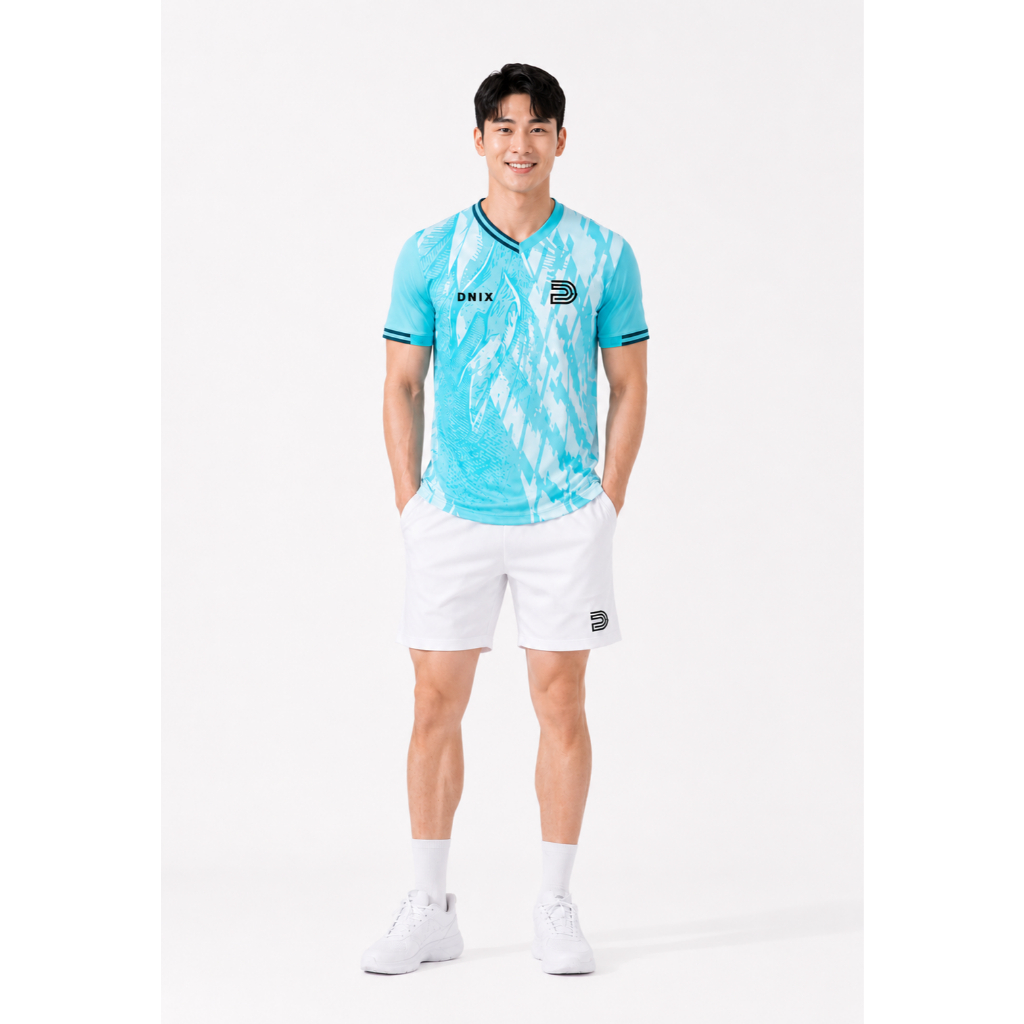 Áo Cầu Lông Nam Nữ Thoáng Mát Chuyên Nghiệp Co Giãn Form Chuẩn Thể Thao Thấm Hút Mô Hôi DNIX SPORT A112
