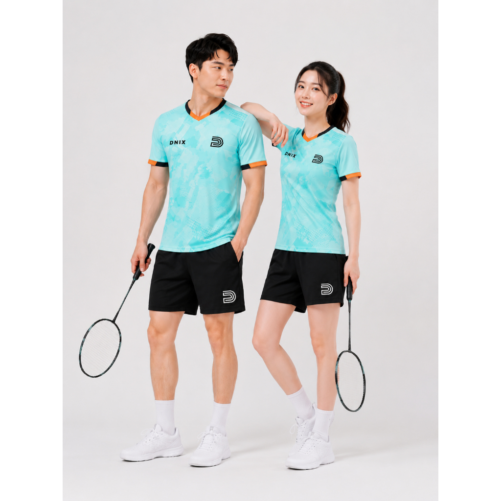 [TẶNG CUỐN] Áo Nam Thể Thao Cầu Lông, Pickleball, Bóng Bàn, Bóng Chuyền Cao Cấp Co Giãn Thâm Hút Mồ Hôi DNIX SPORT A11