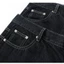 Quần ống rộng denim hai cạp đấp vải phong cách mới hot trend