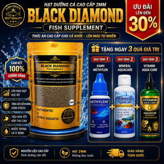 Cám BLACK DIAMOND 2mm và 4mm làm đậm viền tăng vẩy và kích vẩy nhập indo