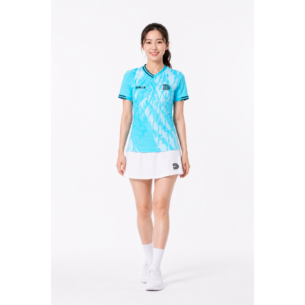 Áo Cầu Lông Nam Nữ Thoáng Mát Chuyên Nghiệp Co Giãn Form Chuẩn Thể Thao Thấm Hút Mô Hôi DNIX SPORT A112