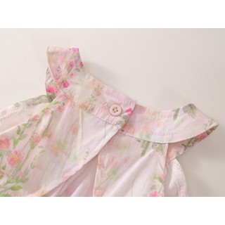 Váy Cho Bé Gái, Váy Yếm Cho Bé Gái Họa Tiết Hoa Nhí  Tươi Mát Chất Liệu Cotton Mềm Mại