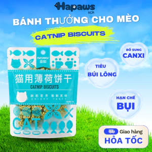 Bánh Cá Thưởng Cho Mèo Matchwell 40g – Snack Catnip, Bổ Sung Canxi, Hỗ Trợ Tiêu Búi Lông, Sạch Răng