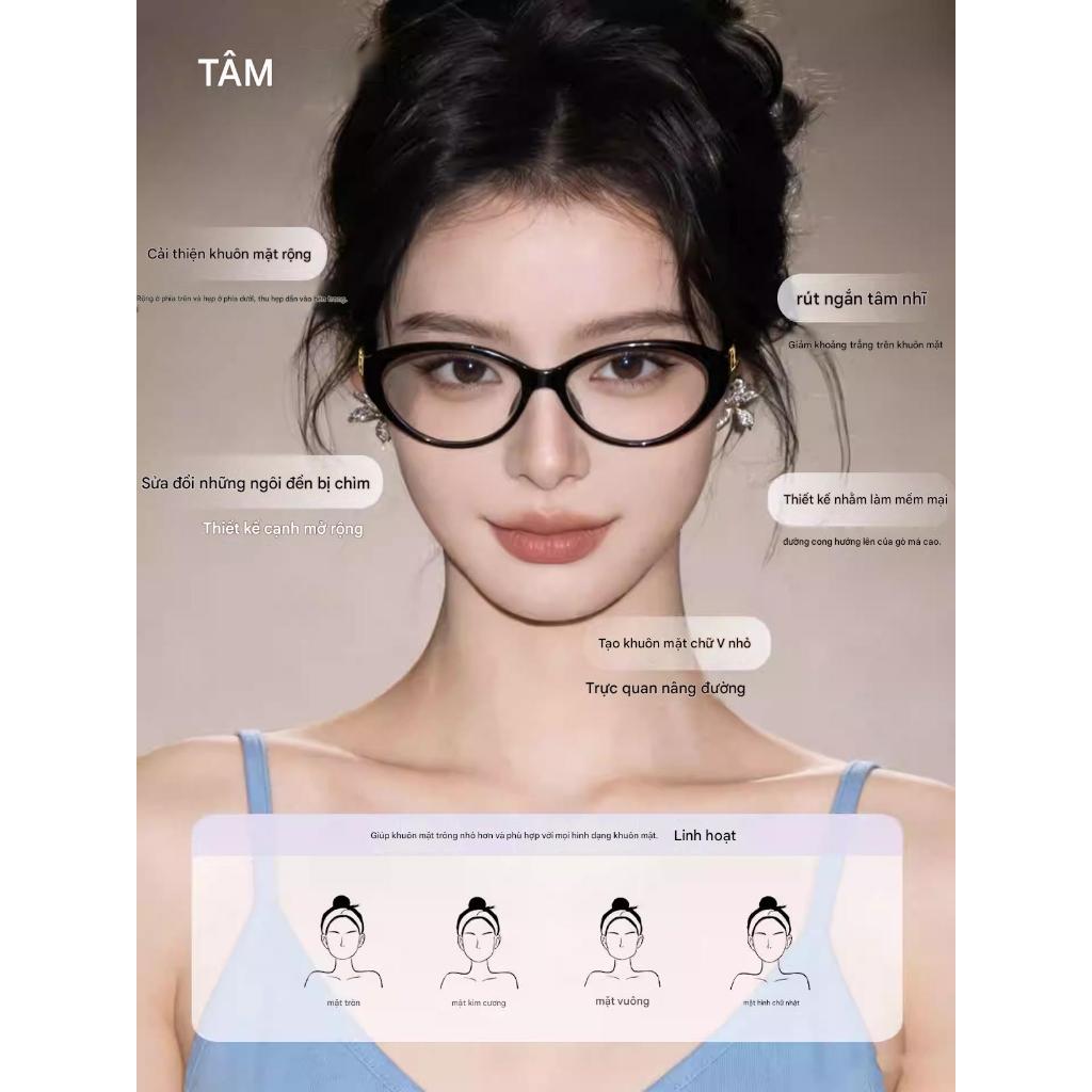 Gọng kính đổi màu INNI kính mắt mèo đổi màu thời trang chống tia UV, ánh sáng xanh 11533