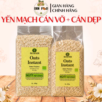 Yến Mạch Nutrition Oats Instant 500g – Yến Mạch Nguyên Chất Nhập Khẩu Chile – Ăn Vặt Denfood