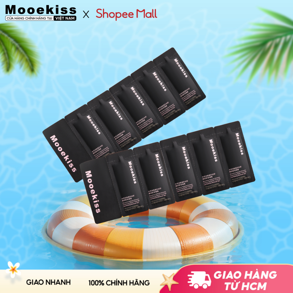 Miếng tẩy trang môi Mooekiss Lip Remover Gdỡng ẩm và bảo vệ môi (5 miếng)