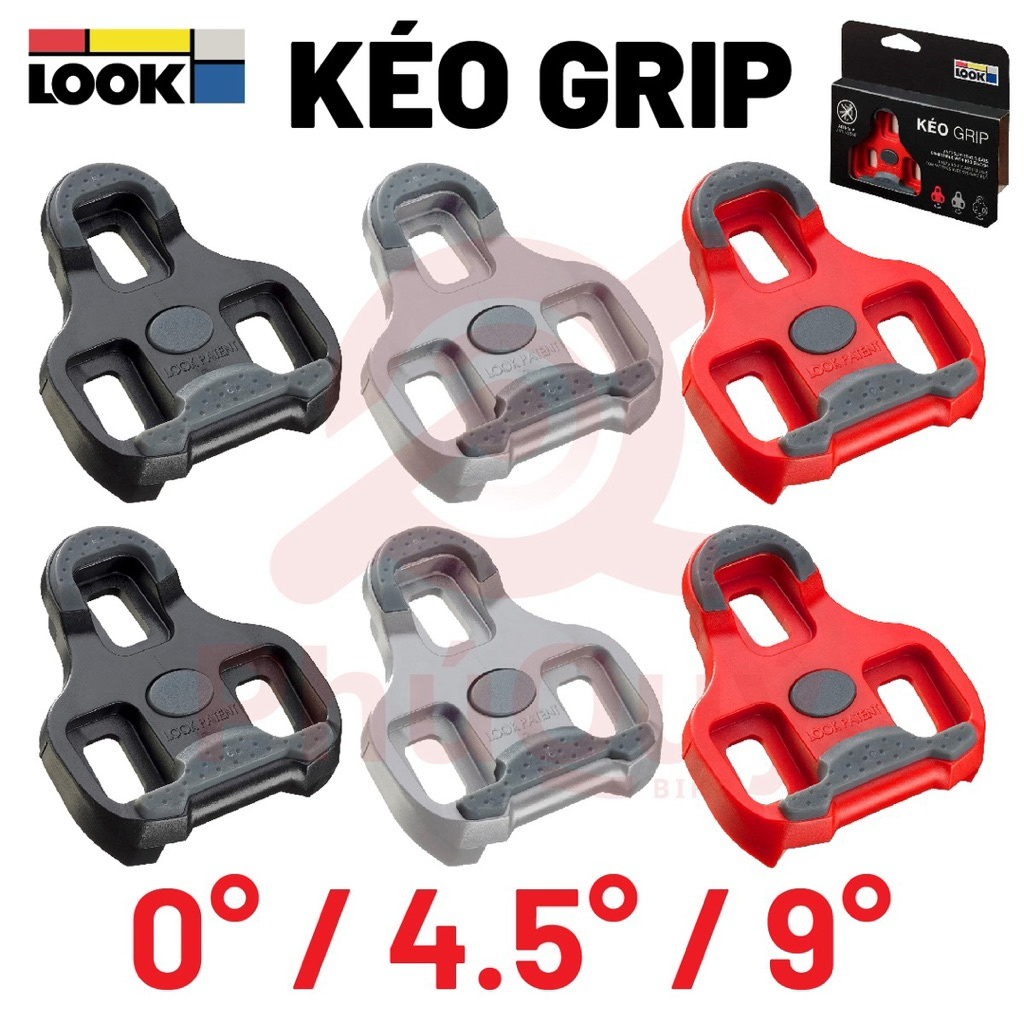 Can cleat LOOK KEO GRIP V1 Hộp Đen Chính Hãng