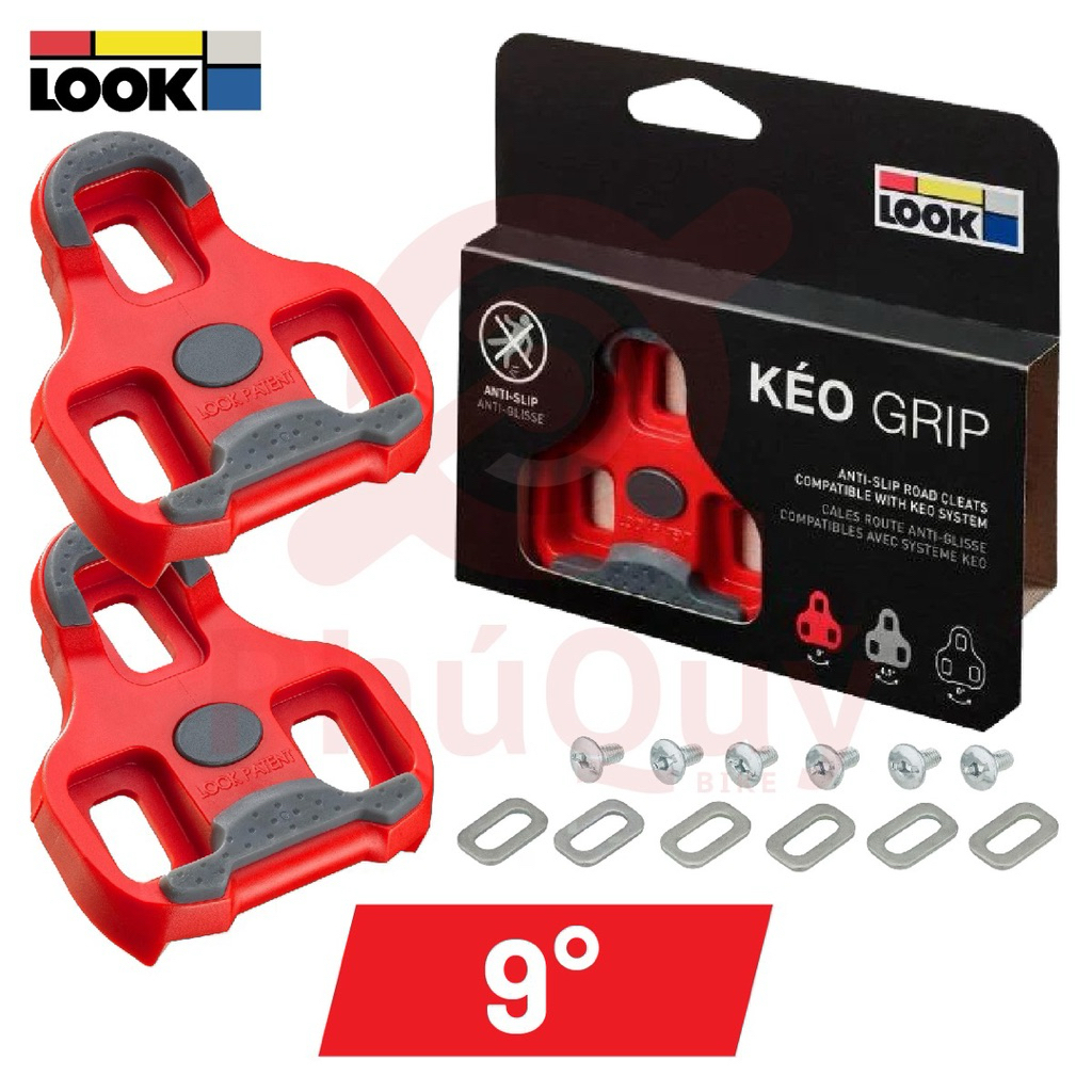 Can cleat LOOK KEO GRIP V1 Hộp Đen Chính Hãng