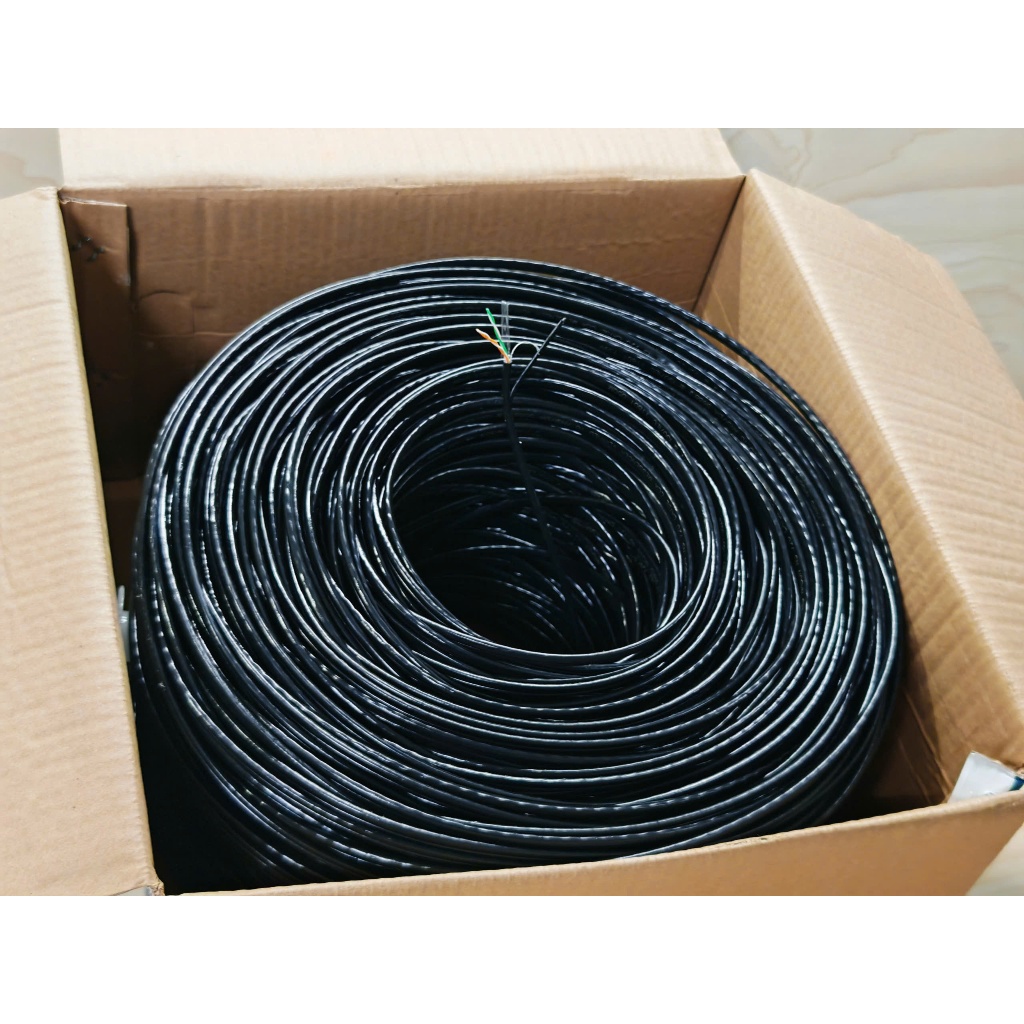 Dây Mạng LAN Ngoài Trời Bấm Sẵn 2 đầu RJ45, Chống Nhiễu- Có Dây Cường Lực đủ kích thước từ 10M- 50M
