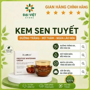 Kem Sen Tuyết ALMONDS dưỡng trắng, hỗ trợ nám da ban ngày 35g mẫu mới