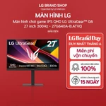 [Chỉ giao Nam/Bắc]  27G640A-B.ATVQ - Màn hình chơi game IPS QHD LG UltraGear™ G6 27 inch 300Hz — ảnh 1