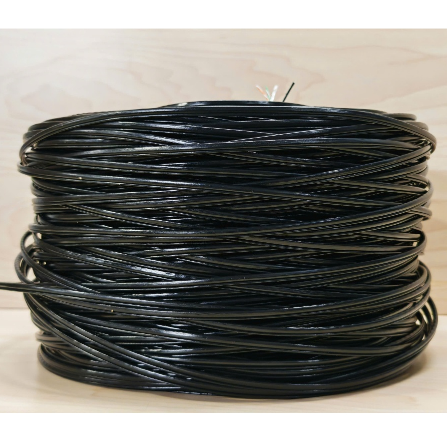 Combo 100M đến 300M Dây Mạng LAN Ngoài Trời 4 Lõi Có Dây Thép Cường Lực, Chống Ẩm, Chống Nhiễu - Chuyên Công Trình