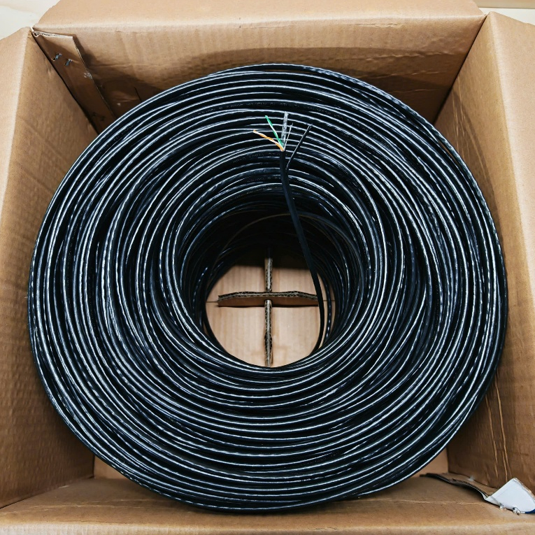 Combo 100M đến 300M Dây Mạng LAN Ngoài Trời 4 Lõi Có Dây Thép Cường Lực, Chống Ẩm, Chống Nhiễu - Chuyên Công Trình